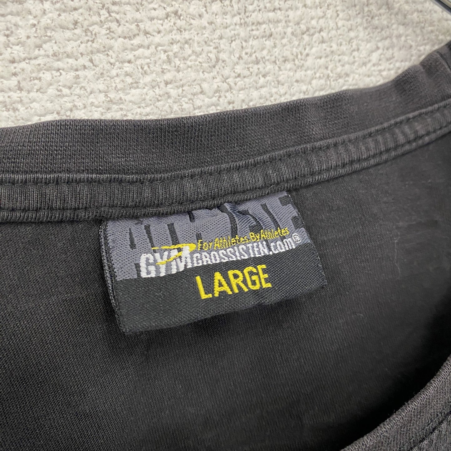 Gmygrossisten　半袖プリントTシャツ　黒　ブラック　Lサイズ