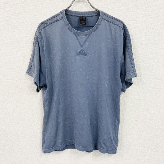 adidas　アディダス　半袖Tシャツ　青　ブルー　Mサイズ