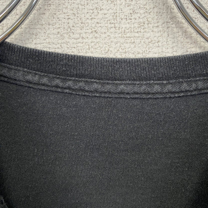古着 used　DISOBEY　ガイ・フォークス　半袖デザインプリントTシャツ　黒　ブラック　クルーネック