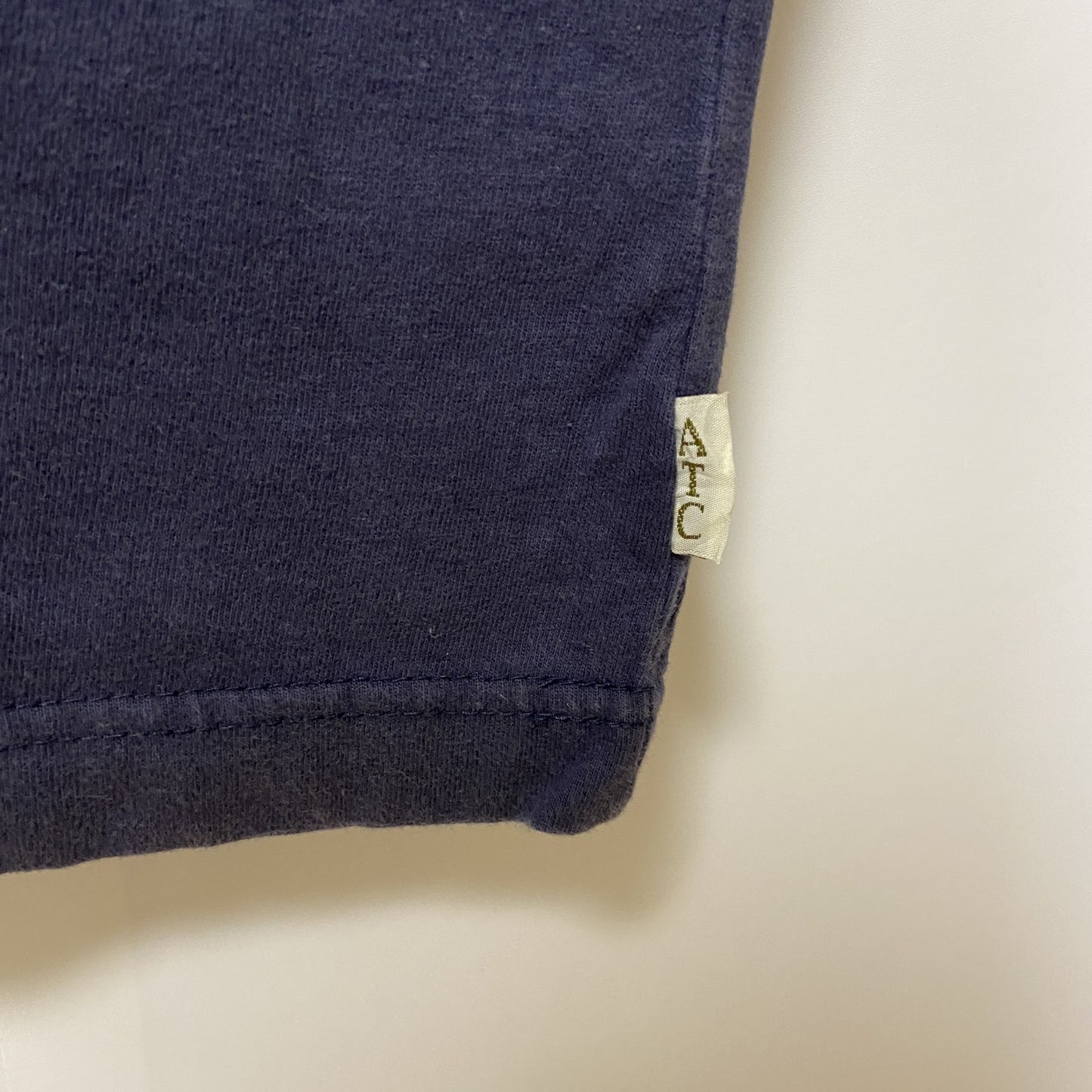 半袖Tシャツ　無地　シンプル　ビックシルエット　ツーカラー　紺　ネイビー　カーキ　XLサイズ