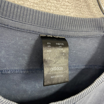 adidas　アディダス　半袖Tシャツ　青　ブルー　Mサイズ