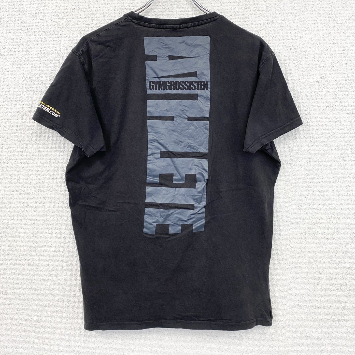 Gmygrossisten　半袖プリントTシャツ　黒　ブラック　Lサイズ