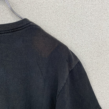 古着 used　DISOBEY　ガイ・フォークス　半袖デザインプリントTシャツ　黒　ブラック　クルーネック