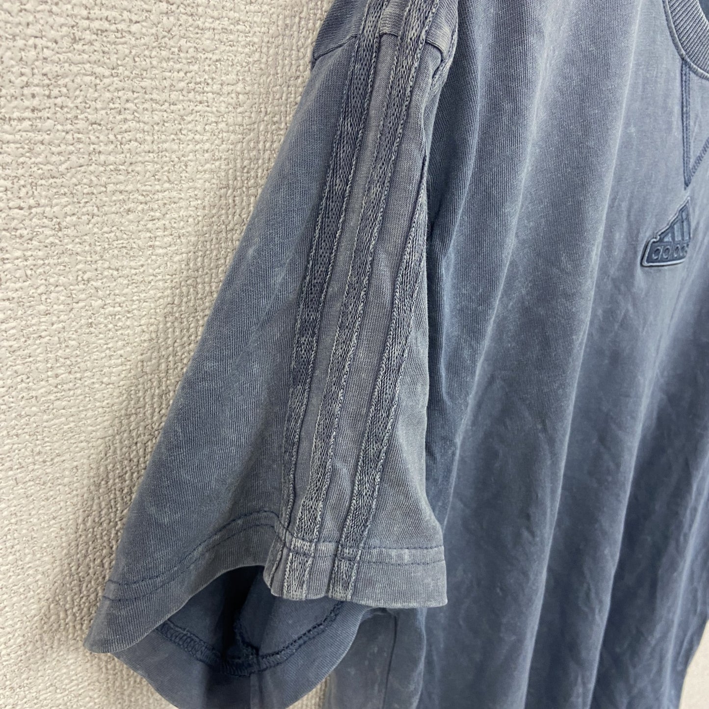adidas　アディダス　半袖Tシャツ　青　ブルー　Mサイズ