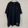 TRUE RELIGION　トゥルーレリジョン　半袖プリントTシャツ　刺繡ロゴ　黒　ブラック　2XLサイズ