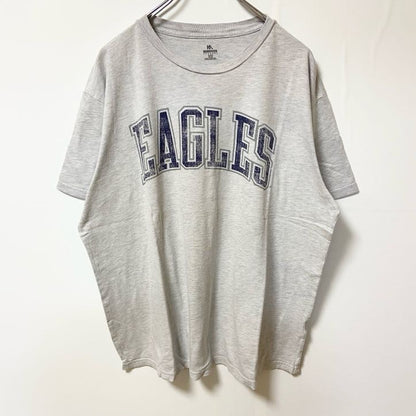 古着 used　GEORGIA SOUTHERN　ジョージアサザン大学　半袖カレッジプリントTシャツ　レトロ　グレー　XLサイズ