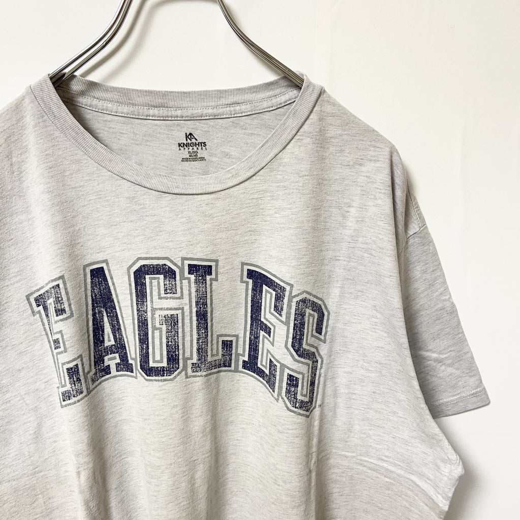 古着 used　GEORGIA SOUTHERN　ジョージアサザン大学　半袖カレッジプリントTシャツ　レトロ　グレー　XLサイズ