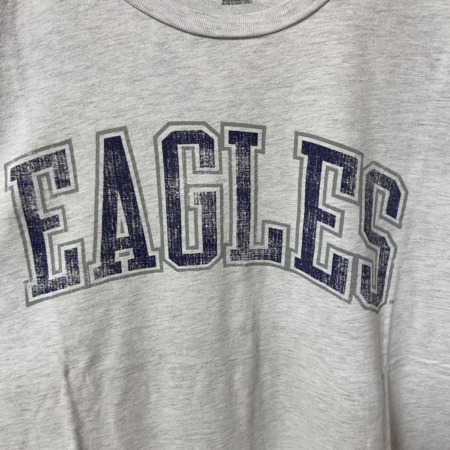 古着 used　GEORGIA SOUTHERN　ジョージアサザン大学　半袖カレッジプリントTシャツ　レトロ　グレー　XLサイズ