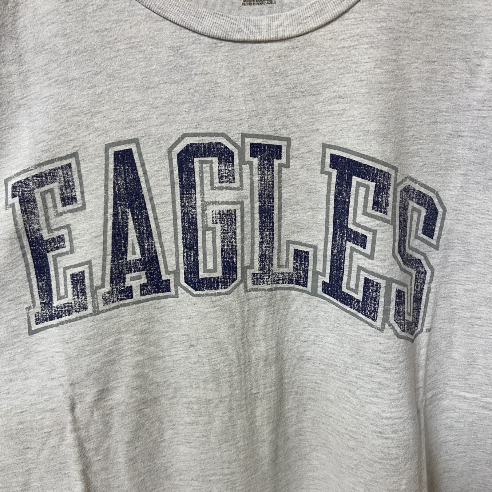 古着 used　GEORGIA SOUTHERN　ジョージアサザン大学　半袖カレッジプリントTシャツ　レトロ　グレー　XLサイズ