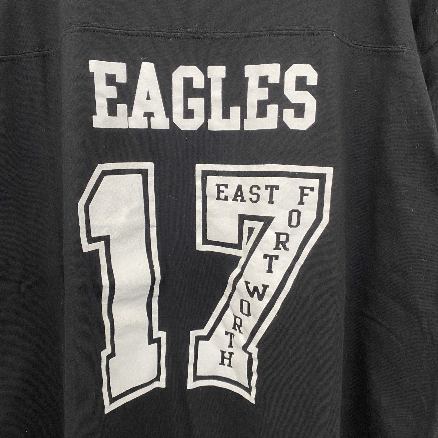 古着 used　EAGLES イーグルス　半袖プリントTシャツ　IL TEXAS　黒　ブラック　クルーネック　Lサイズ