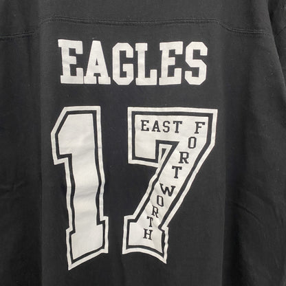 古着 used　EAGLES イーグルス　半袖プリントTシャツ　IL TEXAS　黒　ブラック　クルーネック　Lサイズ