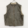 WOLVERINE　ウルヴァリン　フルジップダックベスト　ボアカラー　茶色　ブラウン　Lサイズ