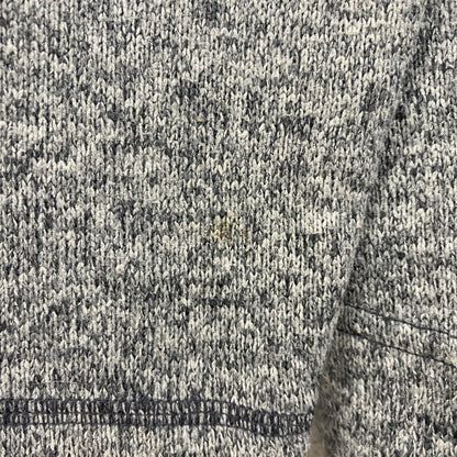 古着 used　Champion　チャンピオン　長袖ハーフジップスウェット　ハイネックトレーナー　ポイント刺繍　グレー　Mサイズ
