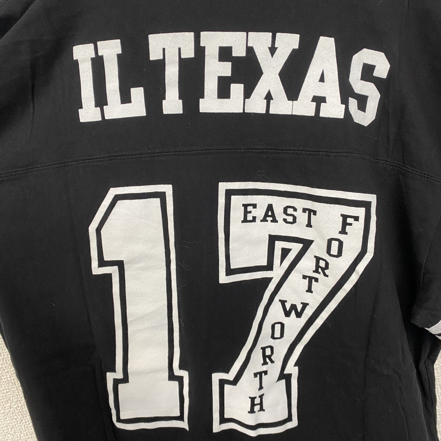 古着 used　EAGLES イーグルス　半袖プリントTシャツ　IL TEXAS　黒　ブラック　クルーネック　Lサイズ