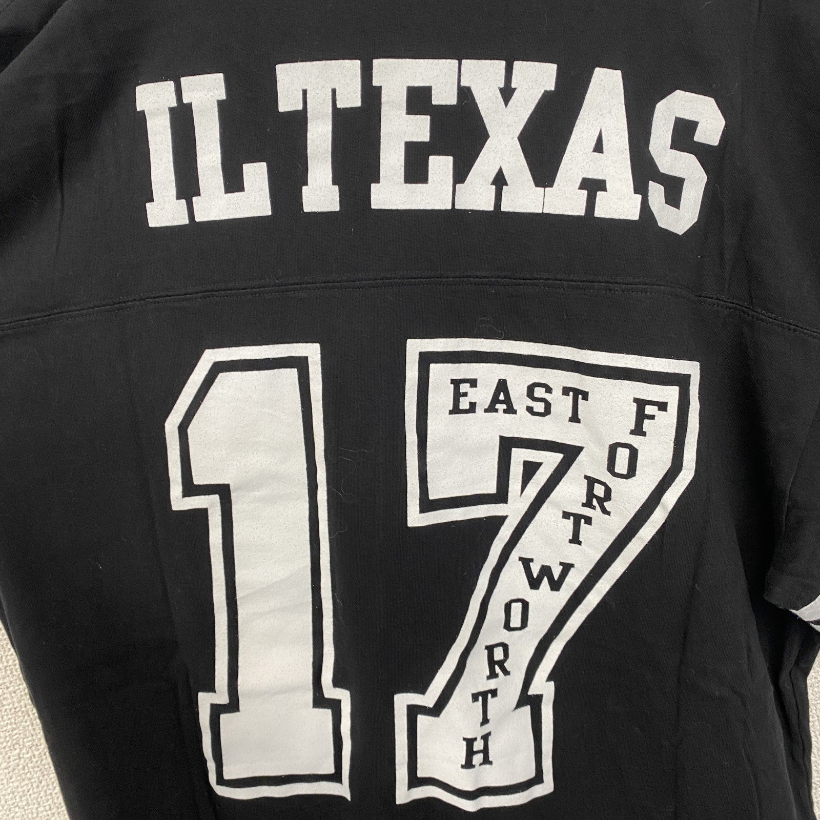 古着 used　EAGLES イーグルス　半袖プリントTシャツ　IL TEXAS　黒　ブラック　クルーネック　Lサイズ