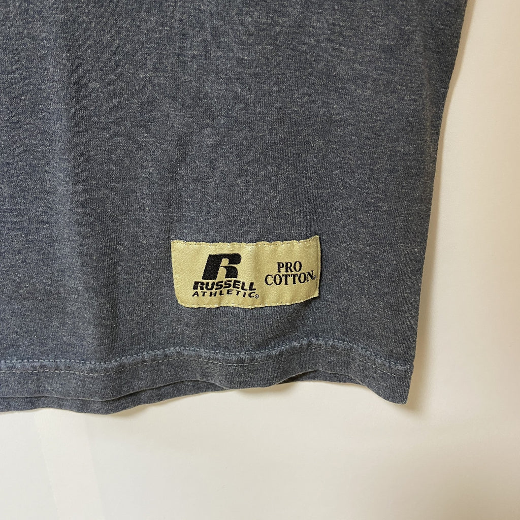 古着 used　RUSSELL ATHLETIC ラッセルアスレチック　半袖無地Tシャツ　ノームコア　シンプル　Lサイズ