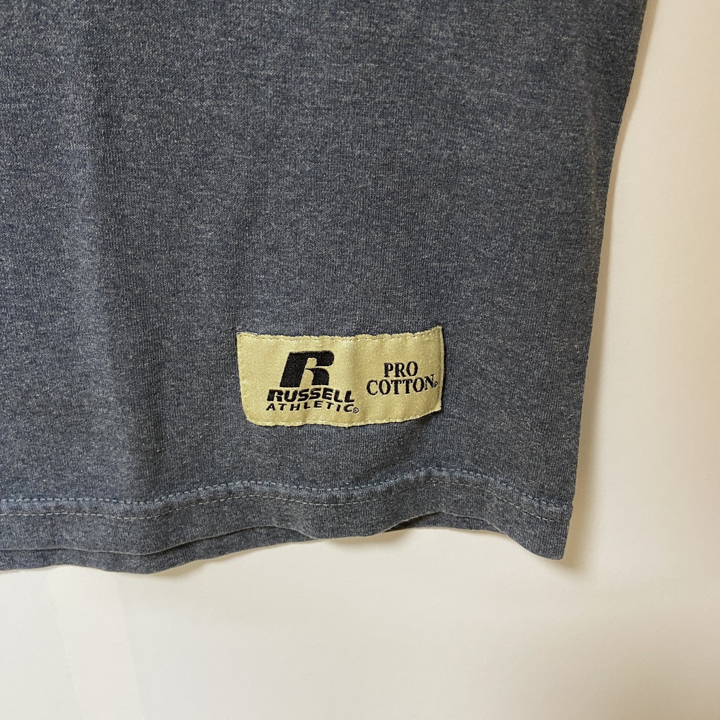 古着 used　RUSSELL ATHLETIC ラッセルアスレチック　半袖無地Tシャツ　ノームコア　シンプル　Lサイズ