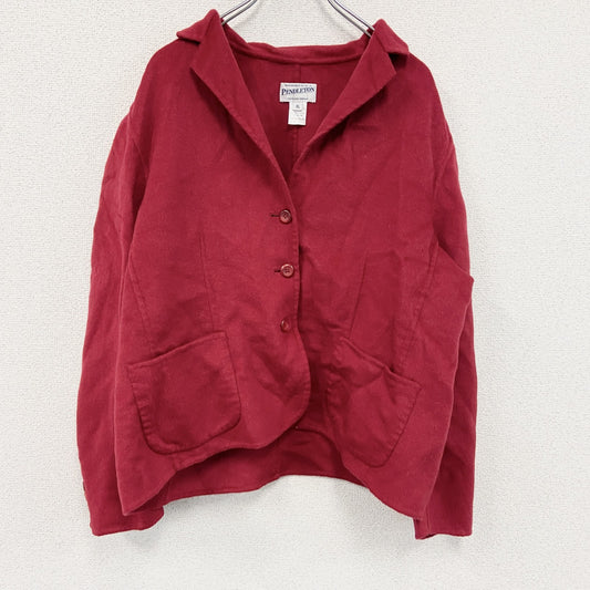 ～00s　PENDLETON　ペンドルトン　ウールテーラードジャケット　ヴィンテージ　赤　レッド　XLサイズ