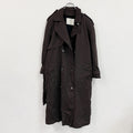 TOWNE　LONDON FOG　ロンドンフォグ　ダブルトレンチコート　茶色　ブラウン　10サイズ