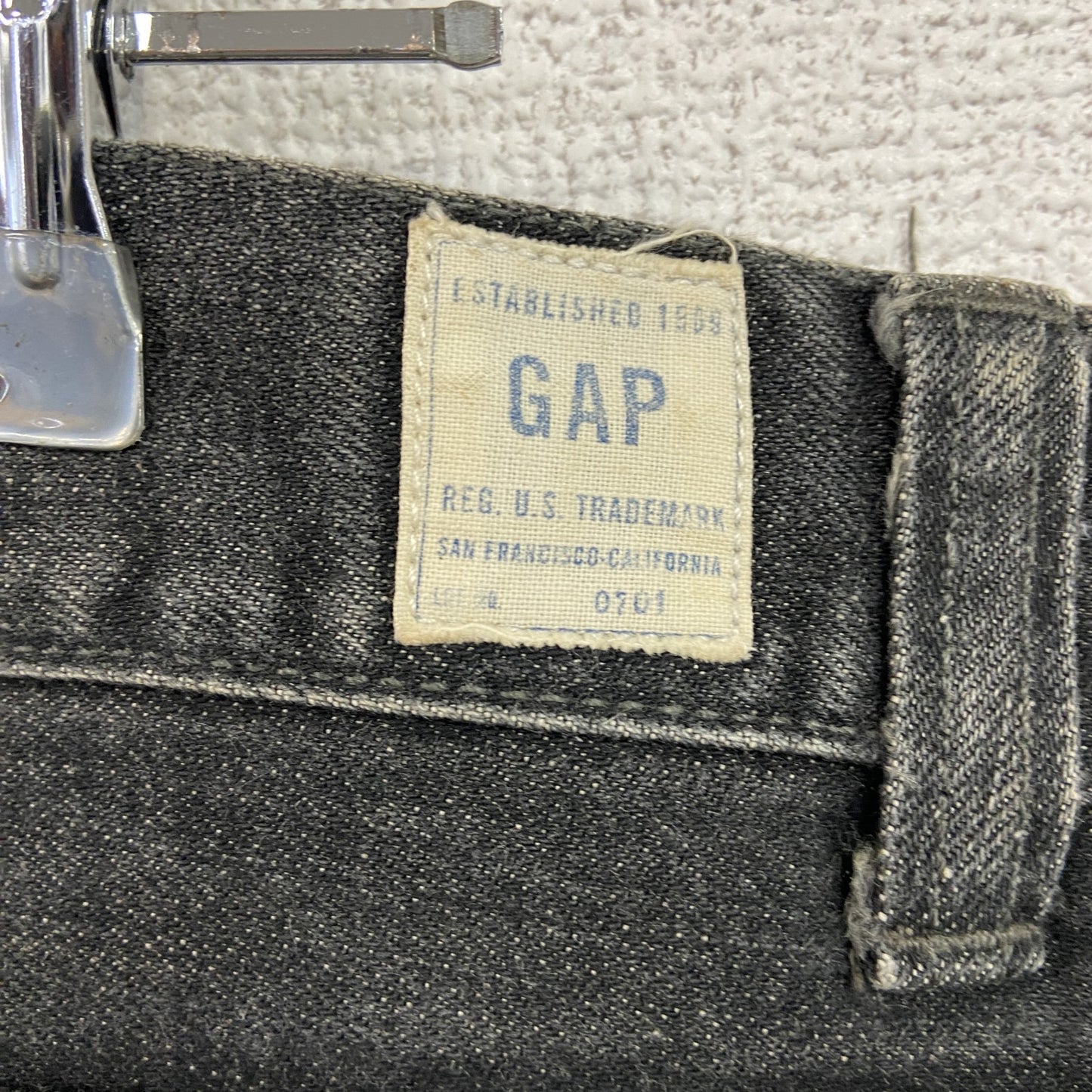 GAP ARMY　ギャップアーミー　デニムパンツ/ジーンズ　ジップフライ　黒　ブラック　29サイズ