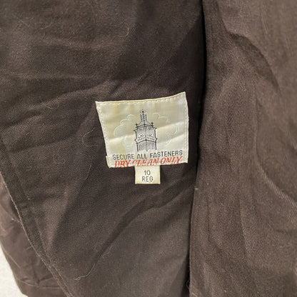 TOWNE　LONDON FOG　ロンドンフォグ　ダブルトレンチコート　茶色　ブラウン　10サイズ