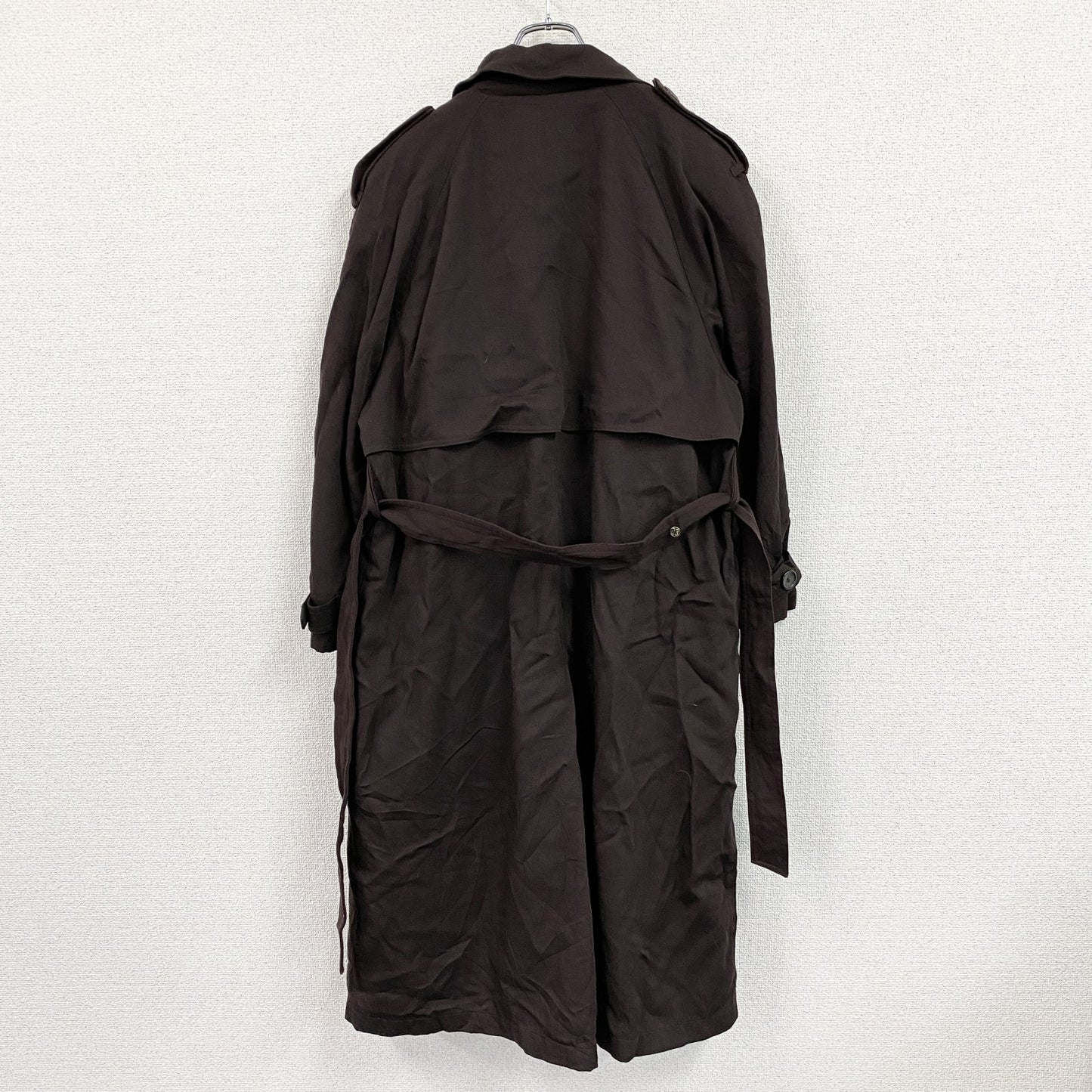 TOWNE　LONDON FOG　ロンドンフォグ　ダブルトレンチコート　茶色　ブラウン　10サイズ