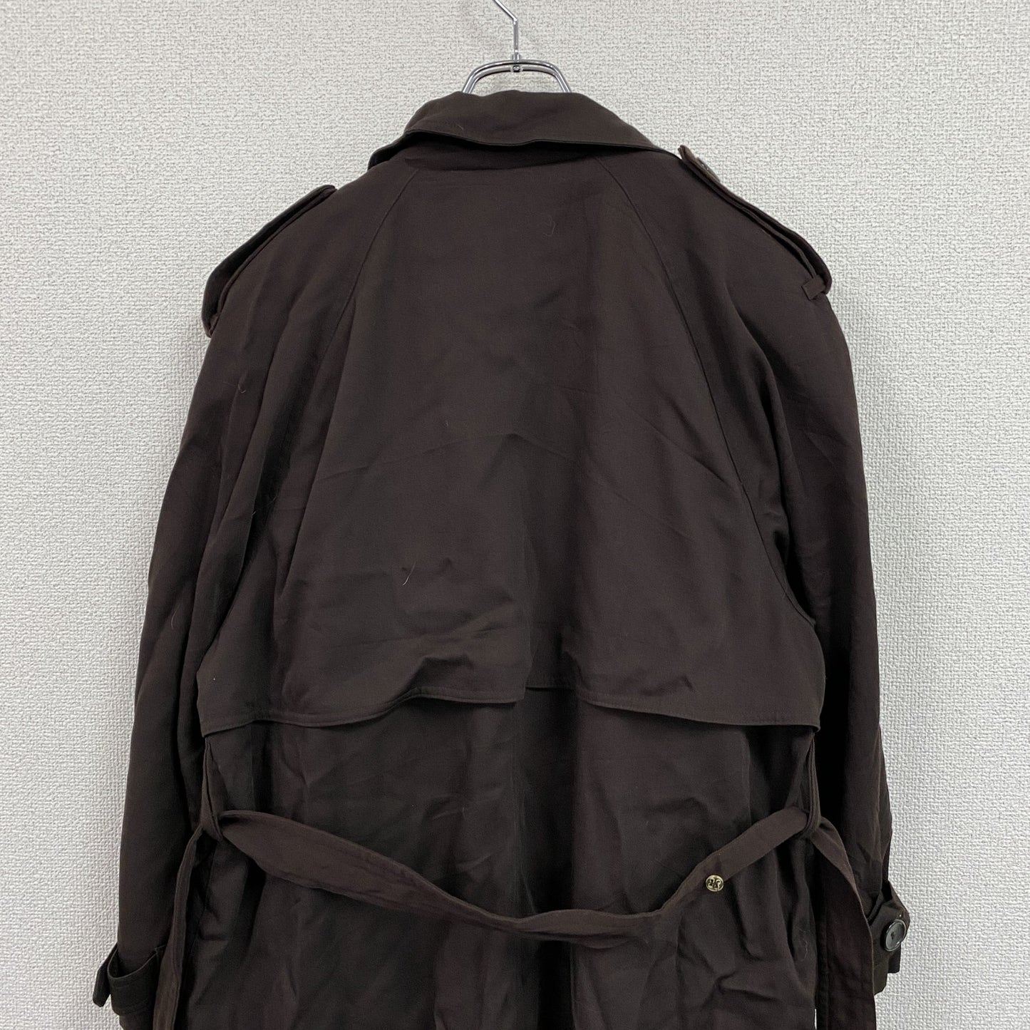 TOWNE　LONDON FOG　ロンドンフォグ　ダブルトレンチコート　茶色　ブラウン　10サイズ