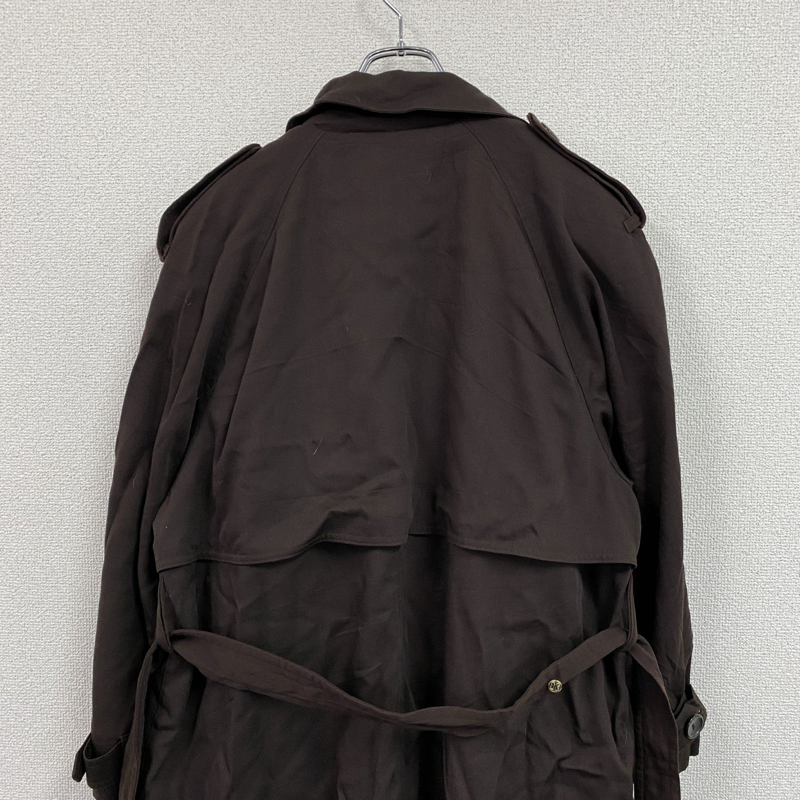TOWNE　LONDON FOG　ロンドンフォグ　ダブルトレンチコート　茶色　ブラウン　10サイズ