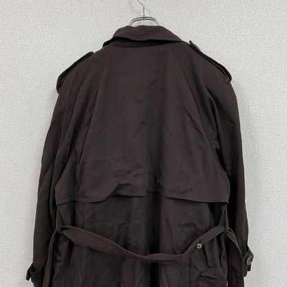 TOWNE　LONDON FOG　ロンドンフォグ　ダブルトレンチコート　茶色　ブラウン　10サイズ