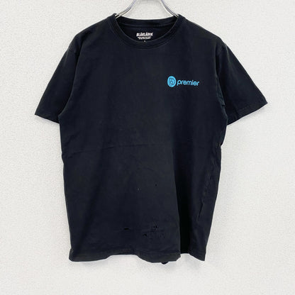BLAKLADER　半袖プリントTシャツ　黒　ブラック　Lサイズ