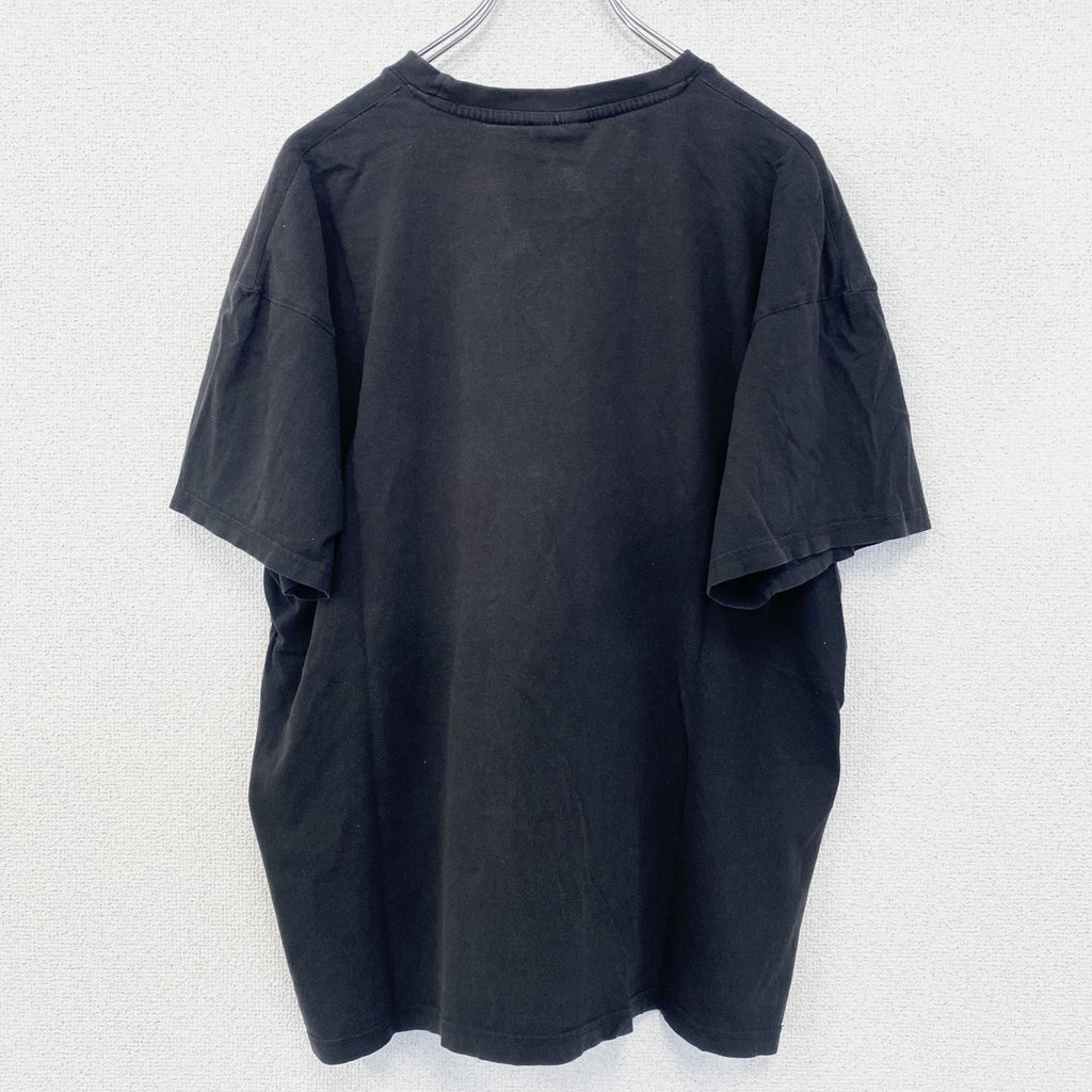 古着 used　B&C ビー&シー　半袖デザインプリントTシャツ　セサミストリート　クッキーモンスター　カジュアル　黒　Lサイズ