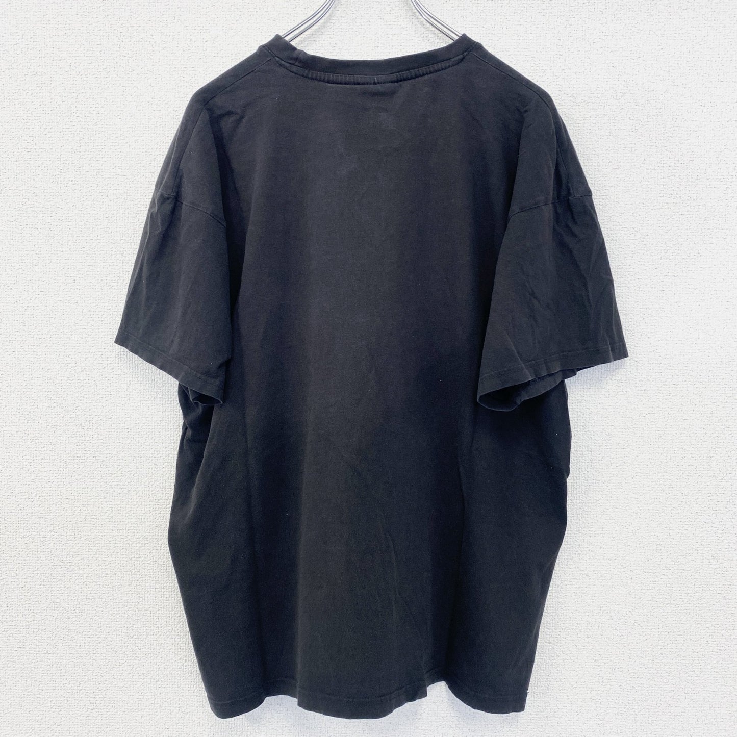 古着 used　B&C ビー&シー　半袖デザインプリントTシャツ　セサミストリート　クッキーモンスター　カジュアル　黒　Lサイズ