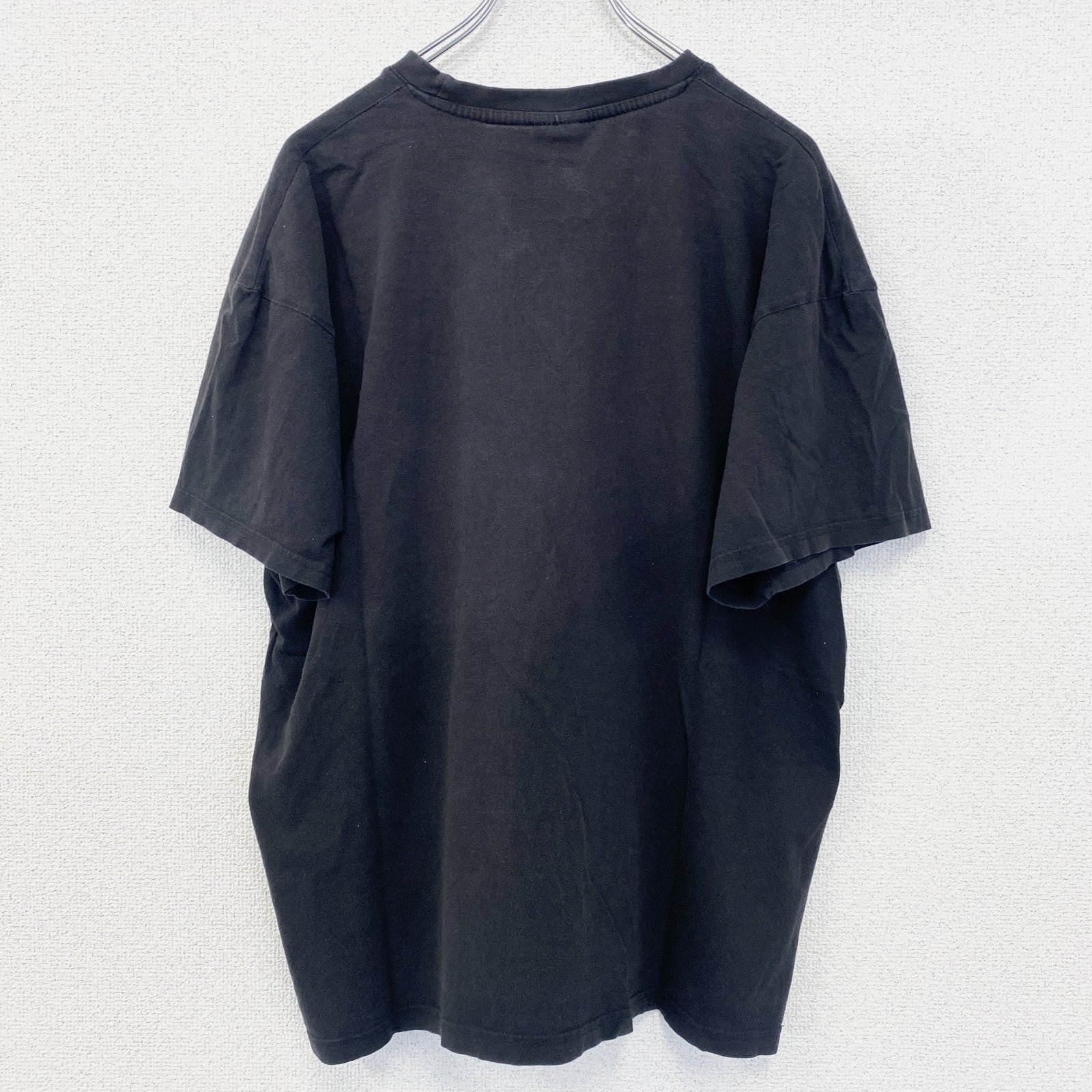 古着 used　B&C ビー&シー　半袖デザインプリントTシャツ　セサミストリート　クッキーモンスター　カジュアル　黒　Lサイズ