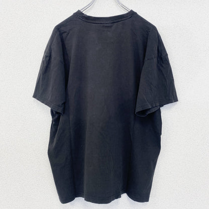古着 used　B&C ビー&シー　半袖デザインプリントTシャツ　セサミストリート　クッキーモンスター　カジュアル　黒　Lサイズ