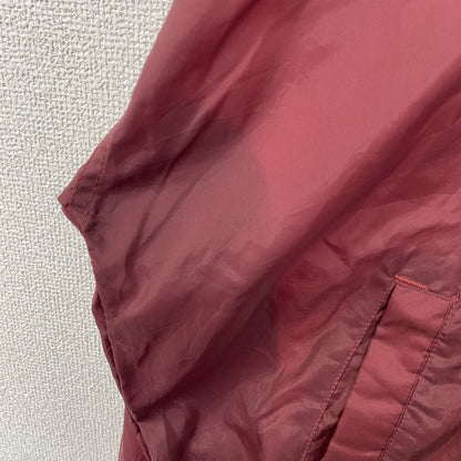 古着 used　LOCKER LINE　長袖Vネックカレッジナイロンプルオーバー　ミシシッピ大学　ワインレッド　Lサイズ