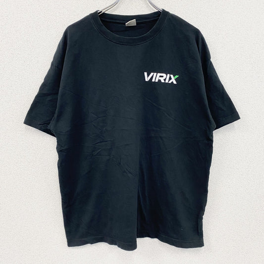 TRACKER　半袖プリントTシャツ　黒　ブラック　XLサイズ