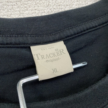 TRACKER　半袖プリントTシャツ　黒　ブラック　XLサイズ