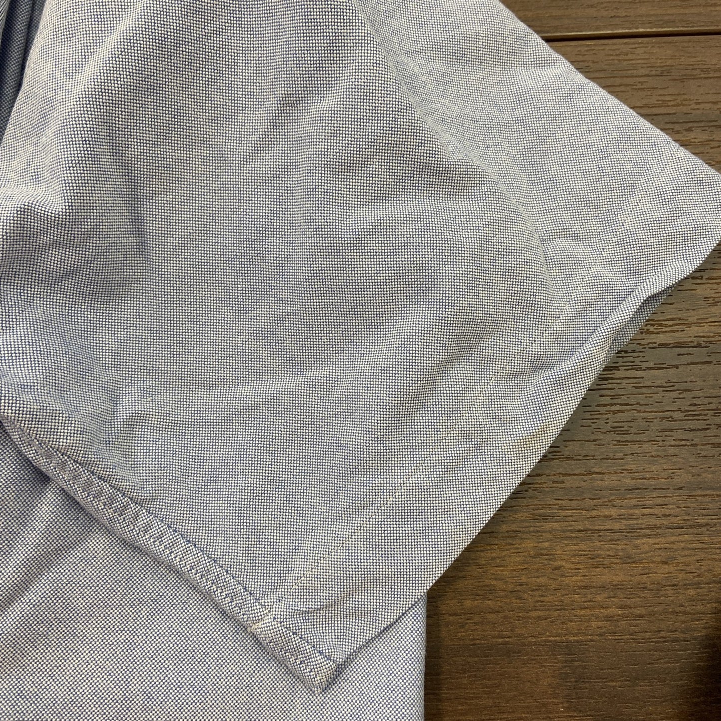 RALPH LAUREN　ラルフローレン　CLASSIC FIT　半袖ボタンダウンシャツ　青　ブルー　Mサイズ