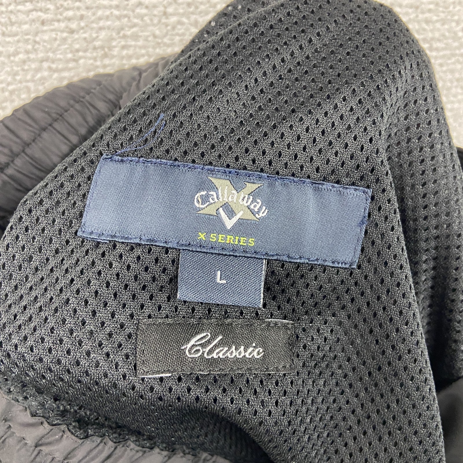 Callaway　キャロウェイ　ゴルフパンツ　ゴルフウェア　黒　ブラック　Lサイズ