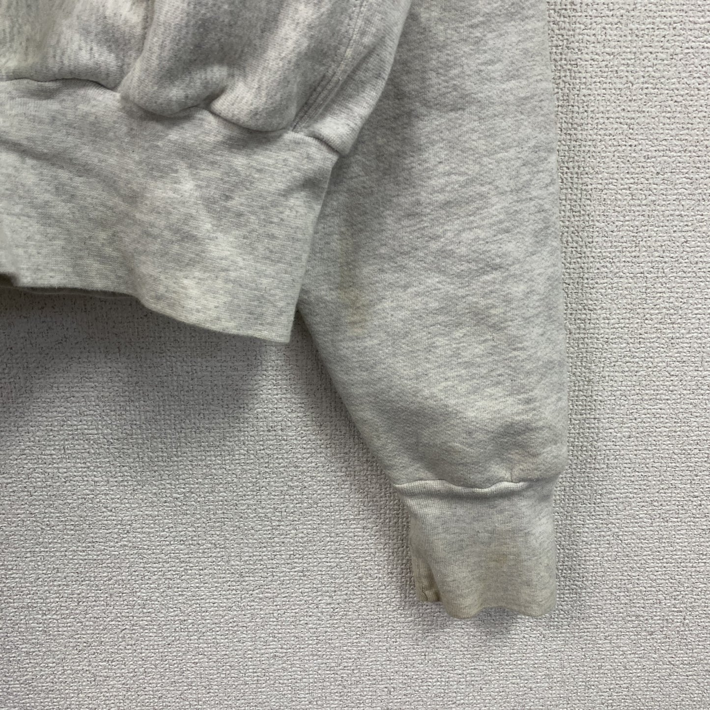 90s　U.S. NAVAL ACADEMY STORE　スウェットパーカー/フーディー　NAVY　霜降りグレー　