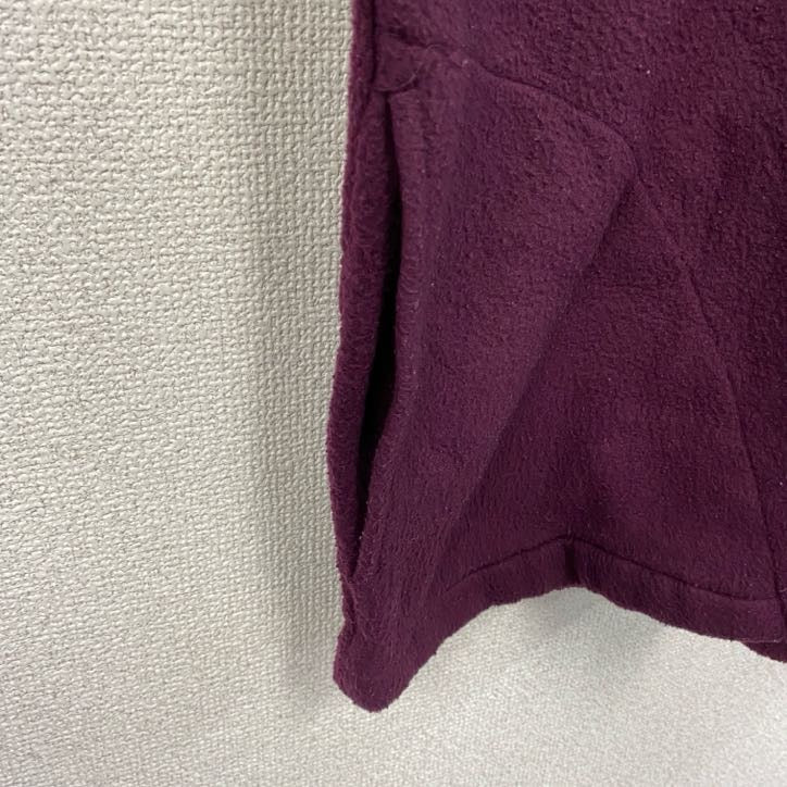 BLAZER　ハーフジップフリースプルオーバー　総柄　紫　パープル　Lサイズ