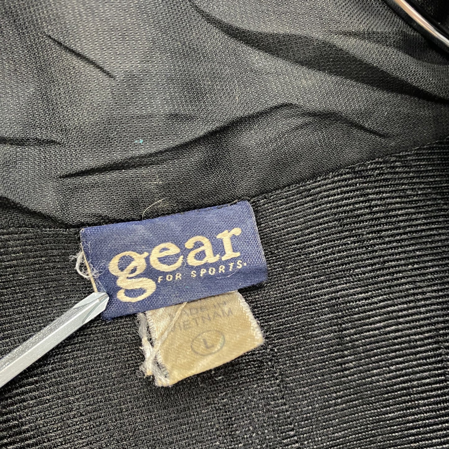 GEAR FOR SPORTS　フルジップジャケット　ウィンドブレーカー　黒　ブラック　Lサイズ