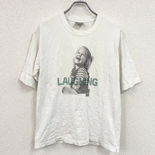 ONEITA　オニータ　半袖プリントTシャツ　白　ホワイト　Mサイズ