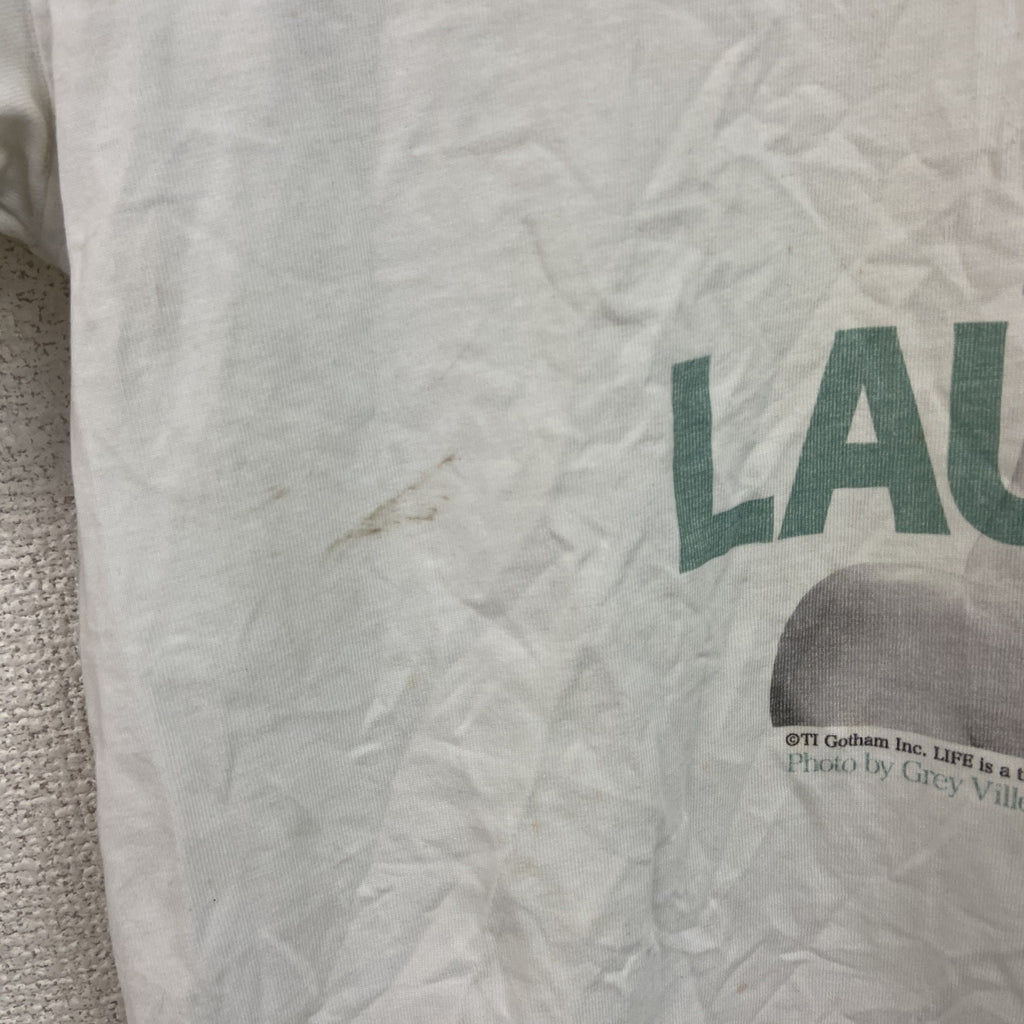 ONEITA　オニータ　半袖プリントTシャツ　白　ホワイト　Mサイズ