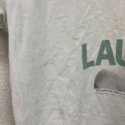 ONEITA　オニータ　半袖プリントTシャツ　白　ホワイト　Mサイズ