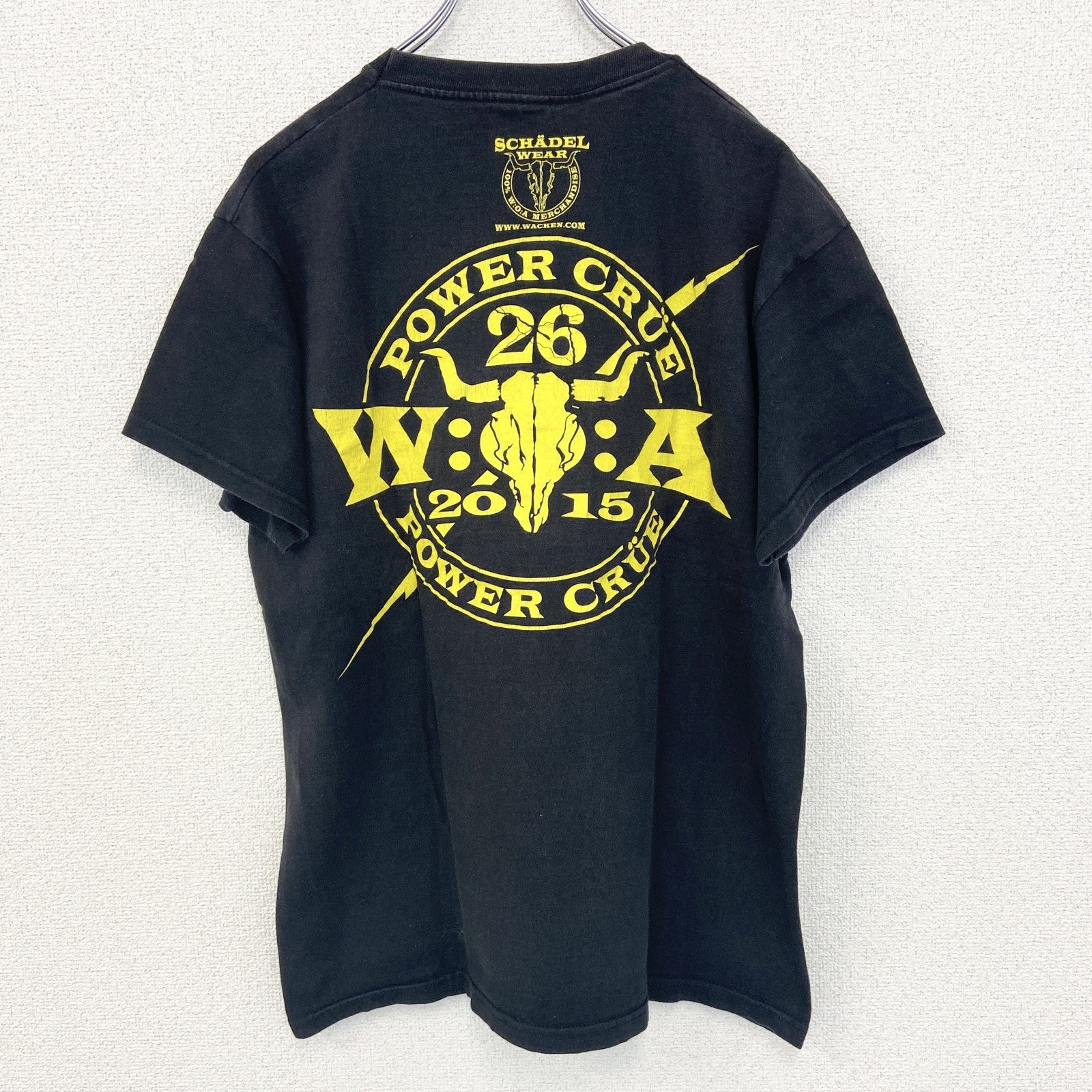古着 used　FRUIT OF THE LOOM　半袖プリントTシャツ　POWER CURE　クルーネック　レトロ　Lサイズ