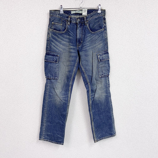 00s　GAP　ギャップ　CARGO　デニムパンツ/ジーンズ　カーゴパンツ　インディゴ　W30サイズ