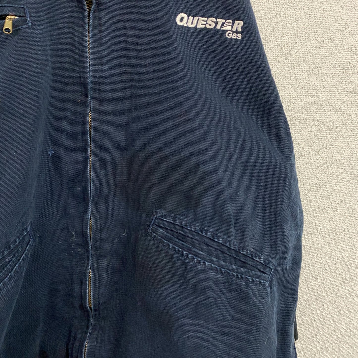 90s～　Colorado Timberline　フルジップダックジャケット　コーデュロイカラー　ネイビー　XLサイズ