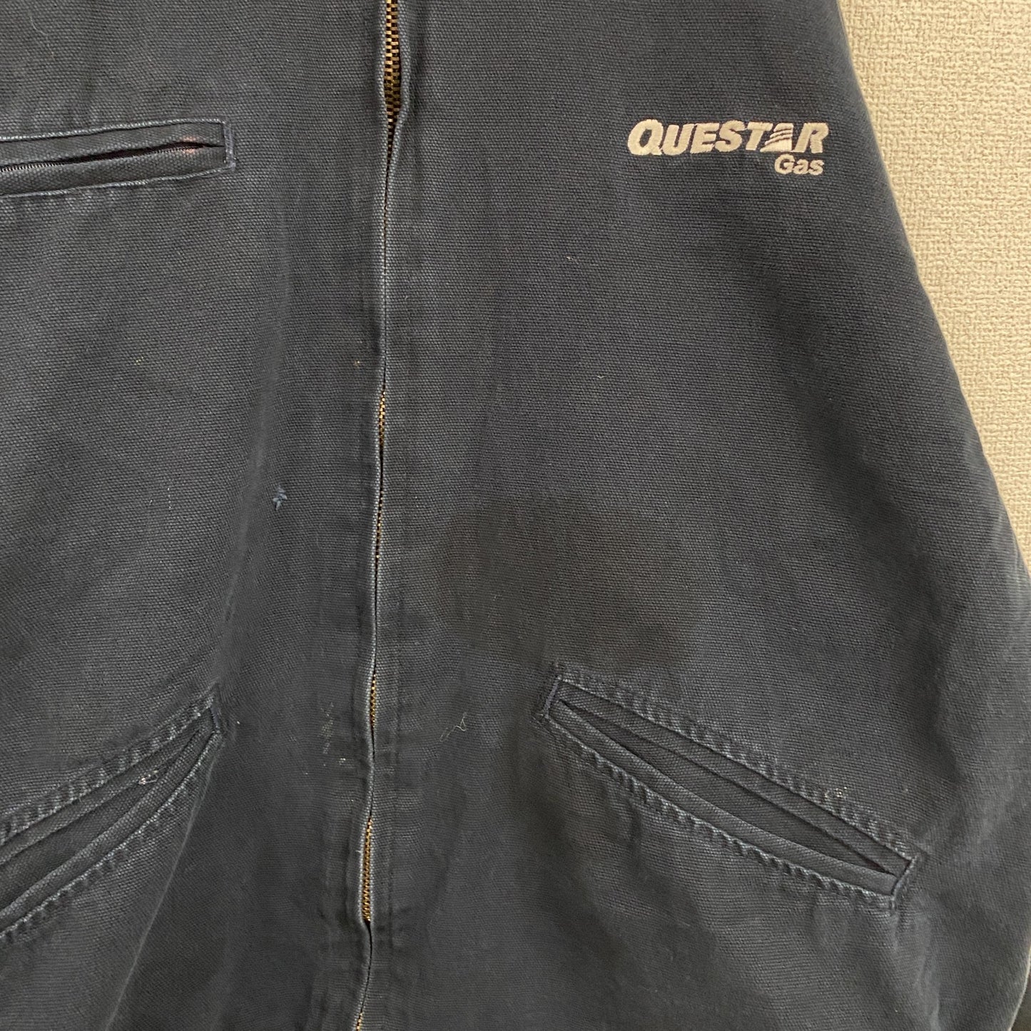 90s～　Colorado Timberline　フルジップダックジャケット　コーデュロイカラー　ネイビー　XLサイズ