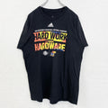古着 used　adidas　アディダス　半袖クルーネックプリントTシャツ　NCAA　バスケットボール　黒　ブラック　Lサイズ